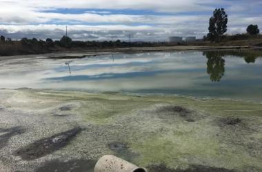San Leandro wastewater storage basin