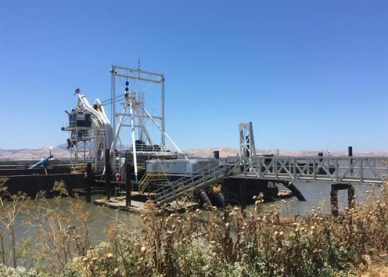 Offloader at Montezuma Wetlands