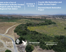 Flyer for EBRPD tour