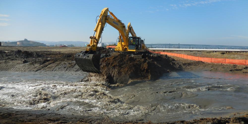 Levee Breach at Lower Walnut Creek