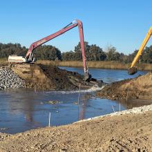Breach at Montezuma Wetlands